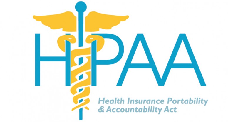 HIPAA Logo with a white background