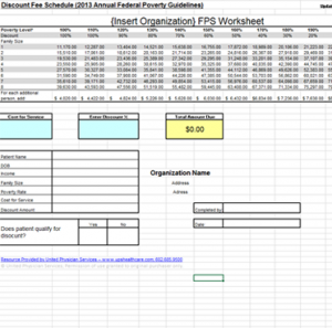 Sliding Fee Scale | United Physician Services