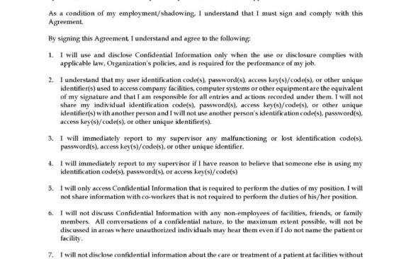 Employee Confidentiality Agreement